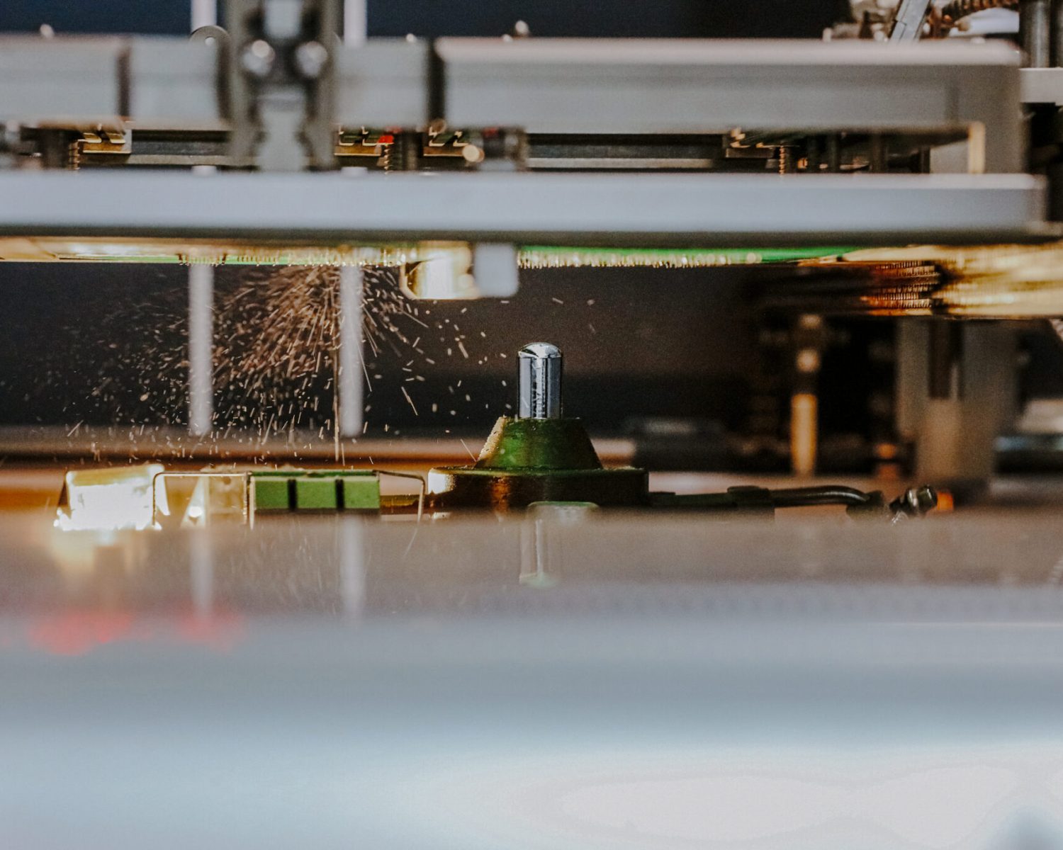 Platinen Vorgang Produktion Elektroniken Oberberg