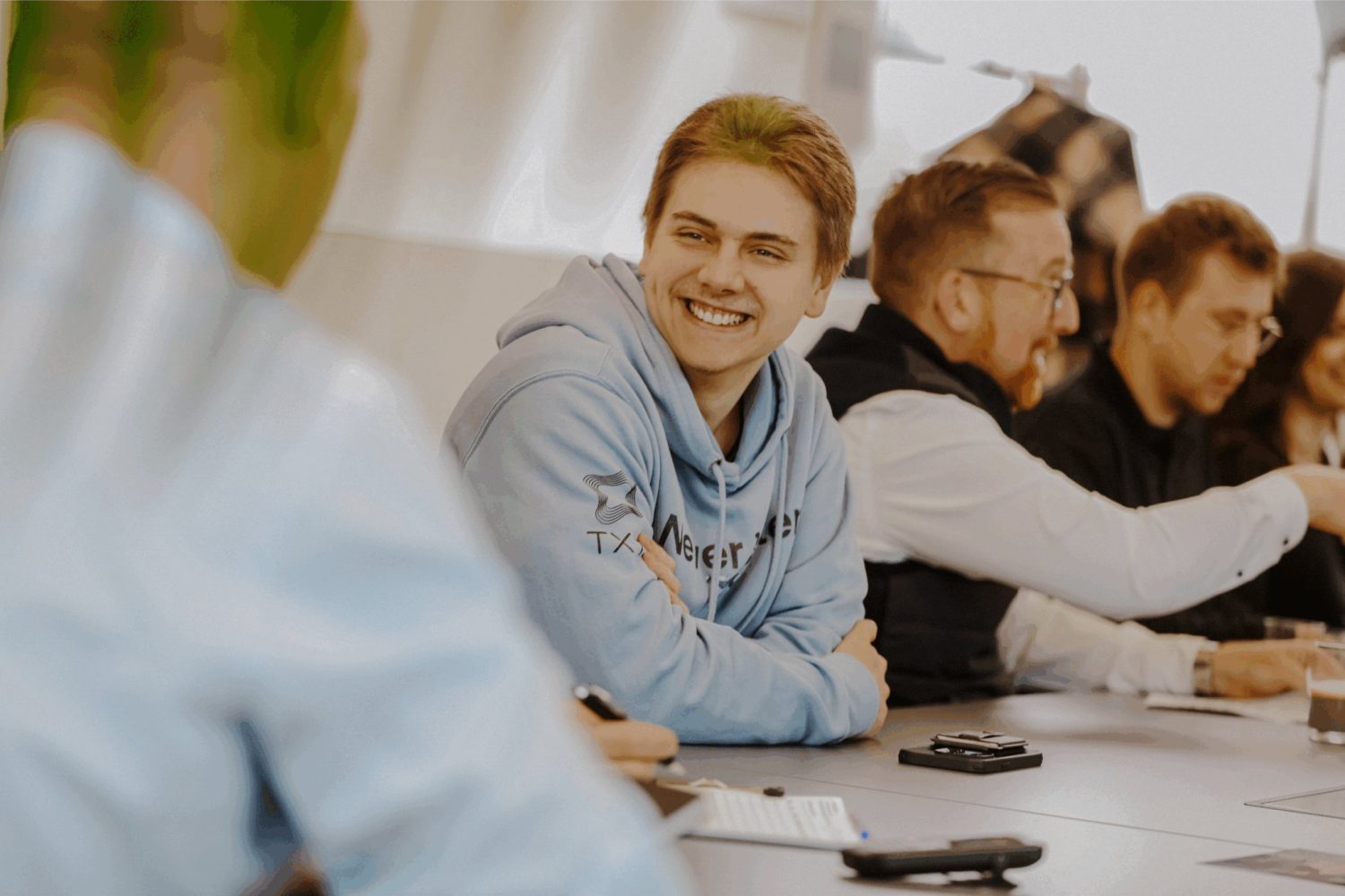 Zusammenarbeit bei der Elektronik Firma in Gummersbach